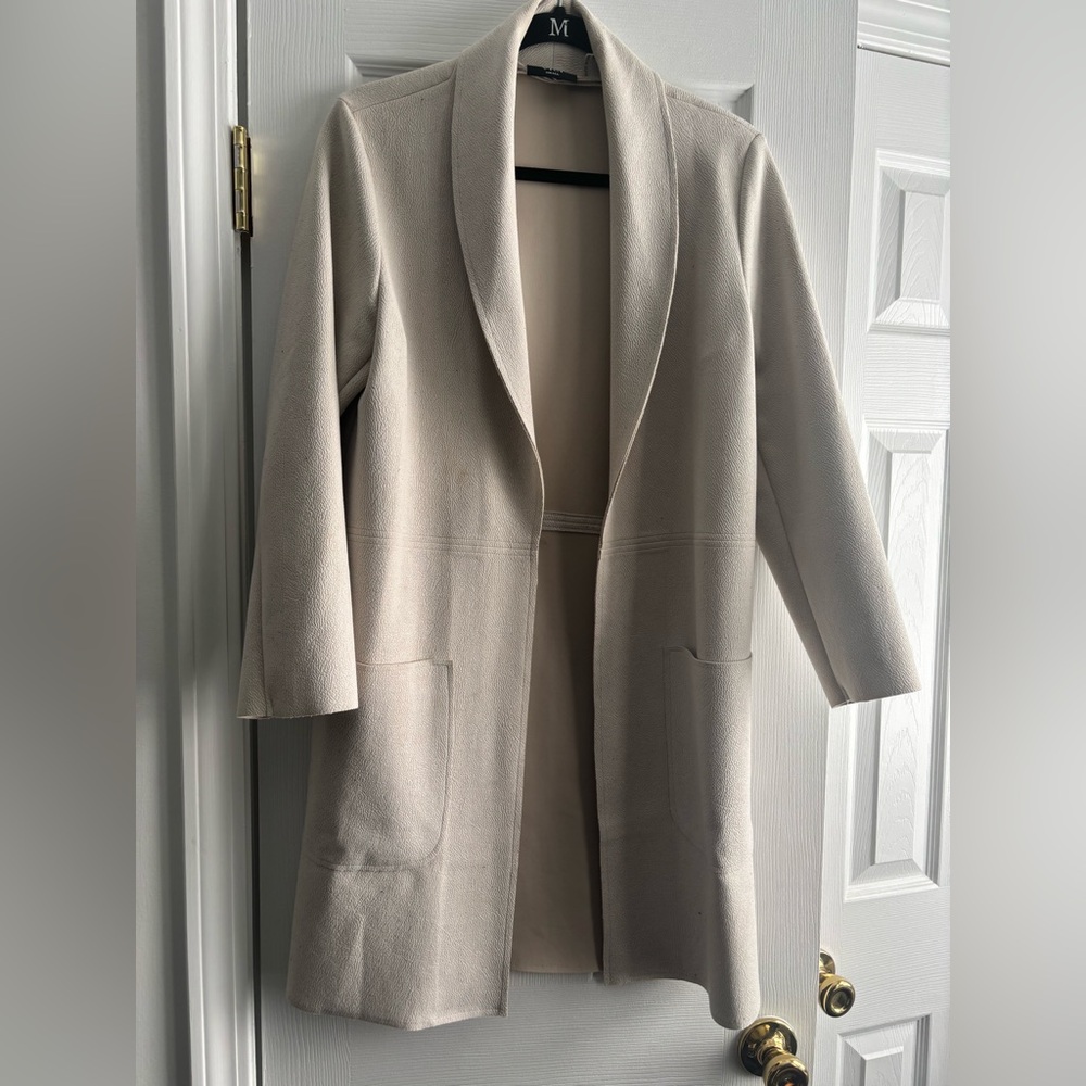 Vici Ivory Textured Coat